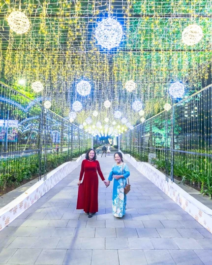 Christmas decorations at ParkCity Hanoi