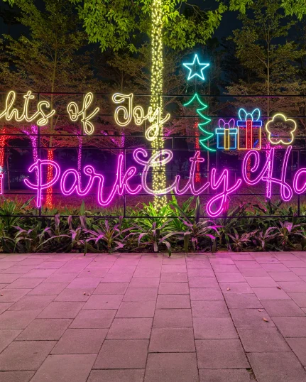 Christmas decorations at ParkCity Hanoi